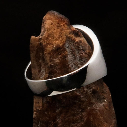 Men's ancient Square Compasses Masonic Ring Freemason G - Sterling